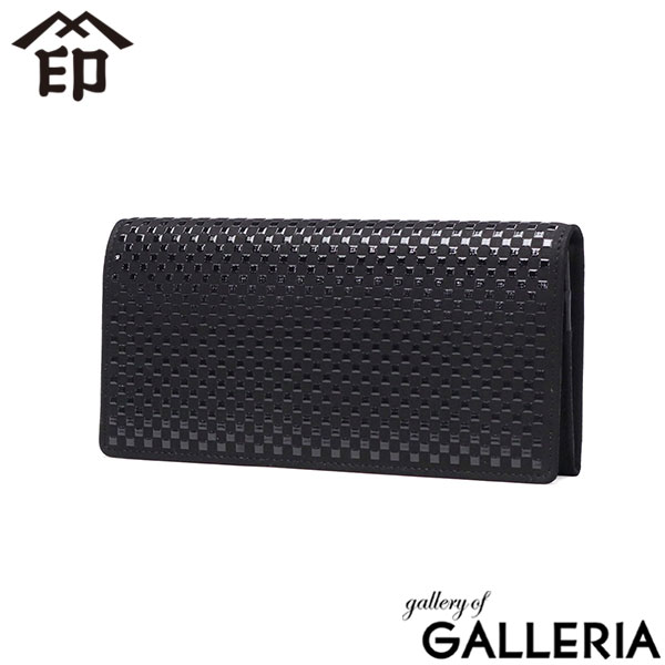 印傳屋 長財布 レディース メンズ ブランド 大容量 革財布 INDEN-YA 財布 革 本革 鹿革 ロングウォレット 小銭入れ カード 日本製 大人 上品 おしゃれ 和風 和柄 漆 印伝 上原勇七 甲州印伝 INISHIE 束入M 9904