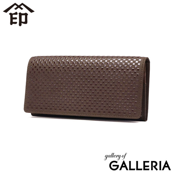 印傳屋 長財布 レディース メンズ ブランド 大容量 革財布 INDEN-YA 財布 革 本革 鹿革 ロングウォレット 小銭入れ カード 日本製 大人 上品 おしゃれ 和風 和柄 漆 印伝 上原勇七 甲州印伝 INISHIE 束入M 9904