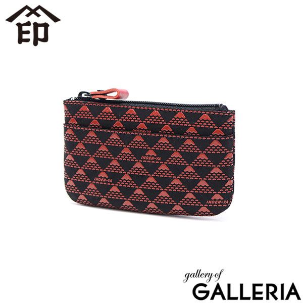 印傳屋 コインケース レディース メンズ 革 ブランド INDEN-YA 財布 小銭入れ 小さめ おしゃれ 鹿革 ミニ コンパクト 女性 プレゼント 革小物 印伝屋 上原勇七 甲州印伝 日本製 たかね F小銭入れ02 2801