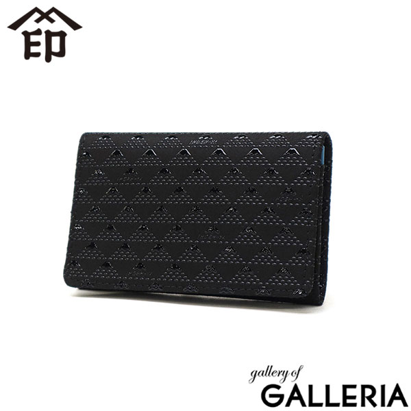 印傳屋 名刺入れ レディース メンズ 本革 革 INDEN-YA ブランド 薄型 スリム 軽量 軽い カードケース カード収納 名刺 カード マチ付き おしゃれ 鹿革 漆 富士山 印伝屋 上原勇七 甲州印伝 日本製 たかね 名刺入 2804