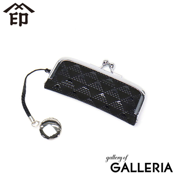 【メール便】 印傳屋 印鑑ケース 朱肉付き シャチハタ おしゃれ ブランド INDEN-YA がま口 印鑑入れ はんこケース ハンコ入れ はんこ入れ 女性 プレゼント 鹿革 革小物 印伝屋 上原勇七 甲州印伝 日本製 たかね 325印鑑入 2806