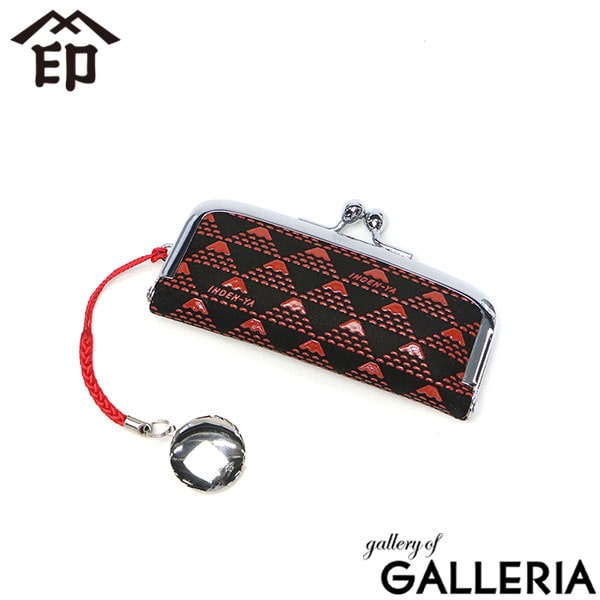 【メール便】 印傳屋 印鑑ケース 朱肉付き シャチハタ おしゃれ ブランド INDEN-YA がま口 印鑑入れ はんこケース ハンコ入れ はんこ入れ 女性 プレゼント 鹿革 革小物 印伝屋 上原勇七 甲州印伝 日本製 たかね 325印鑑入 2806