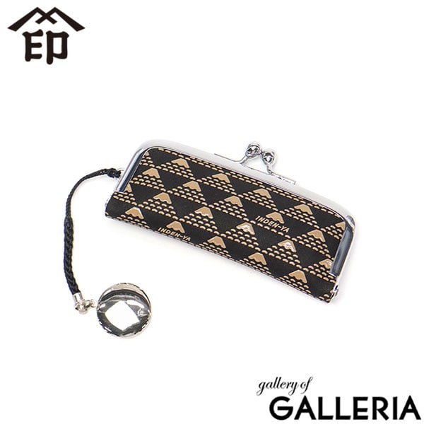 【メール便】 印傳屋 印鑑ケース 朱肉付き シャチハタ おしゃれ ブランド INDEN-YA がま口 印鑑入れ はんこケース ハンコ入れ はんこ入れ 女性 プレゼント 鹿革 革小物 印伝屋 上原勇七 甲州印伝 日本製 たかね 325印鑑入 2806