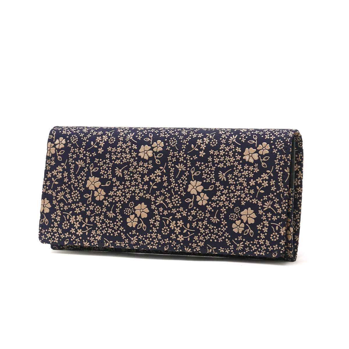 印傳屋 長財布 印伝 財布 インデンヤ INDEN-YA 束入Q 本革 革 かぶせ レディース メンズ 上原勇七 甲州印伝 和小物 漆 和柄 日本製 トンボ 2308