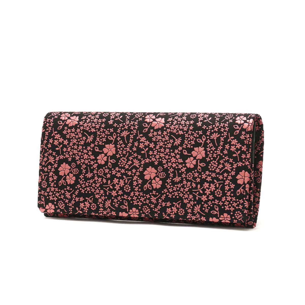 印傳屋 長財布 印伝 財布 インデンヤ INDEN-YA 束入Q 本革 革 かぶせ レディース メンズ 上原勇七 甲州印伝 和小物 漆 和柄 日本製 トンボ 2308