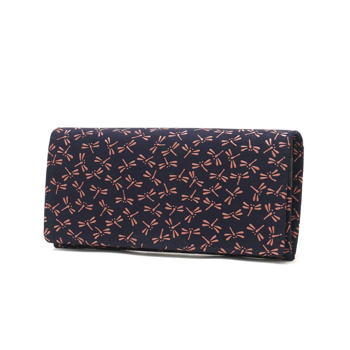 印傳屋 長財布 印伝 財布 インデンヤ INDEN-YA 束入Q 本革 革 かぶせ レディース メンズ 上原勇七 甲州印伝 和小物 漆 和柄 日本製 トンボ 2308