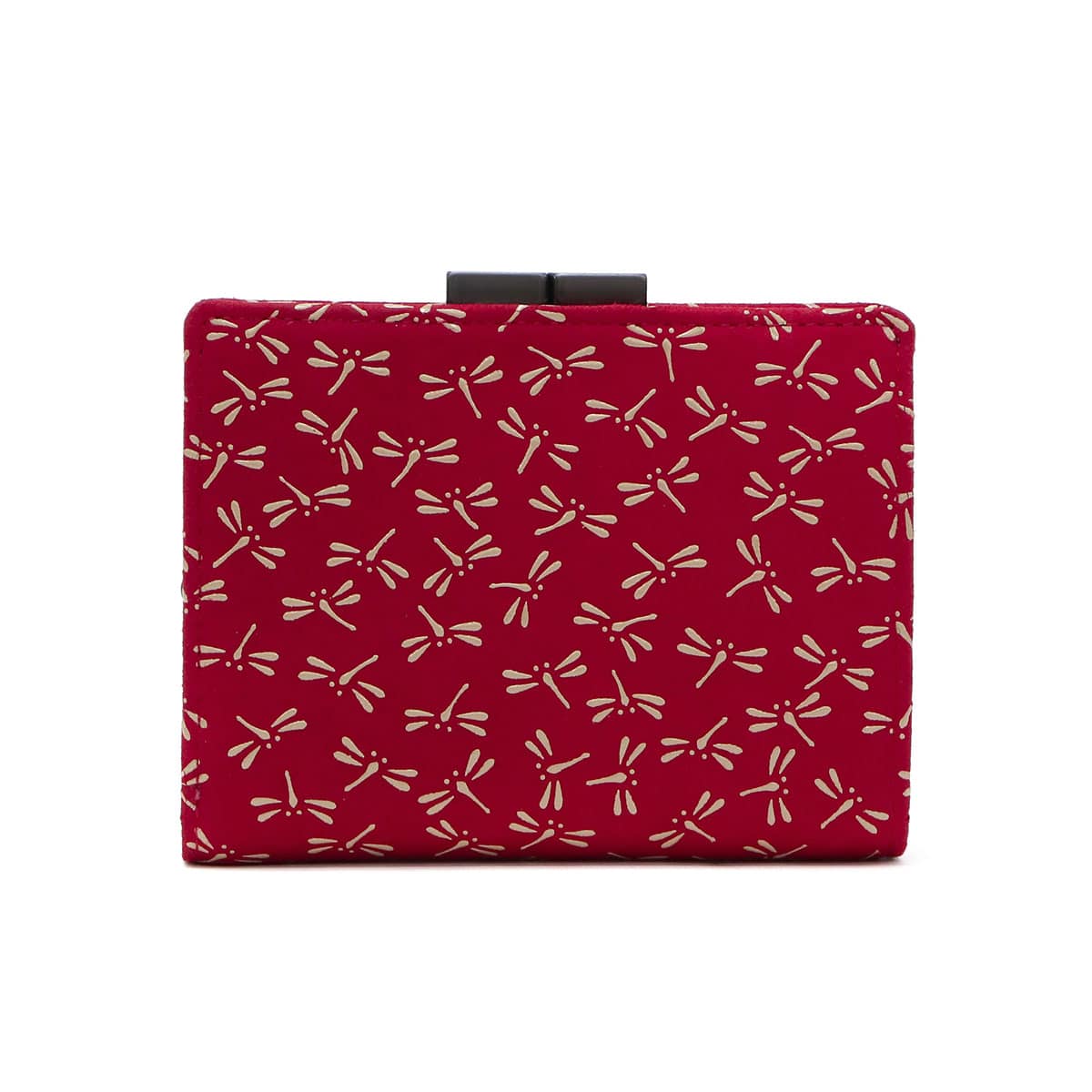 印傳屋 財布 印伝 インデンヤ INDEN-YA 二つ折り 二つ折り財布 がま口 小銭入れあり 本革 115がま札 レディースメンズ上原勇七 甲州印伝 和小物 和柄 日本製 1604