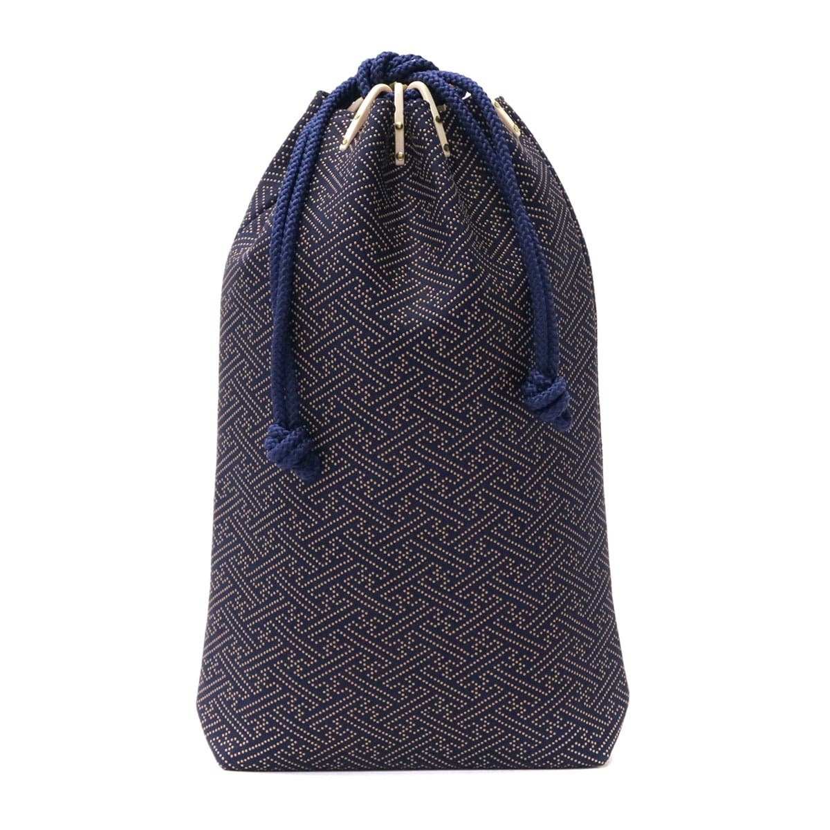 印傳屋 合切袋 印伝 インデンヤ INDEN-YA 巾着 合切袋マチ付き レディース メンズ 上原勇七 甲州印伝 和小物 和柄 漆革日本製 3005