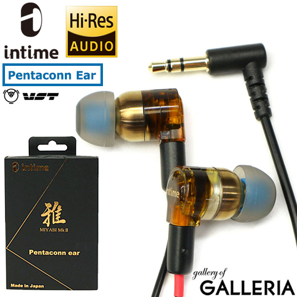 1年保証 イヤホン 有線 ハイレゾ アンティーム intime 雅Mark2 Type-P 雅 MIYABI イヤフォン カナル型 ハイブリッドカナル型 リケーブル Pentaconn Ear 高音質 日本製 オーツェイド O2aid