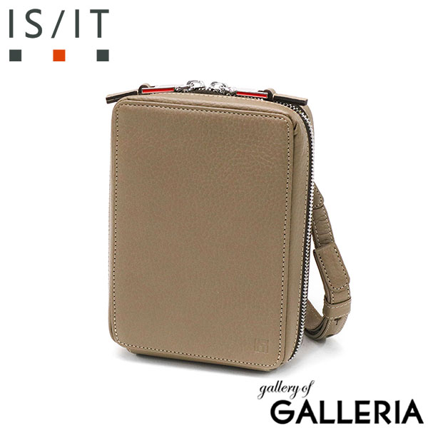 イズイット ショルダーバッグ メンズ レディース ブランド IS/IT スマホショルダー ショルダー バッグ ストラップ 大人 小さめ 30代 40代 斜めがけ かっこいい 本革 レザー ミニ 軽量 革 ノボ 972113