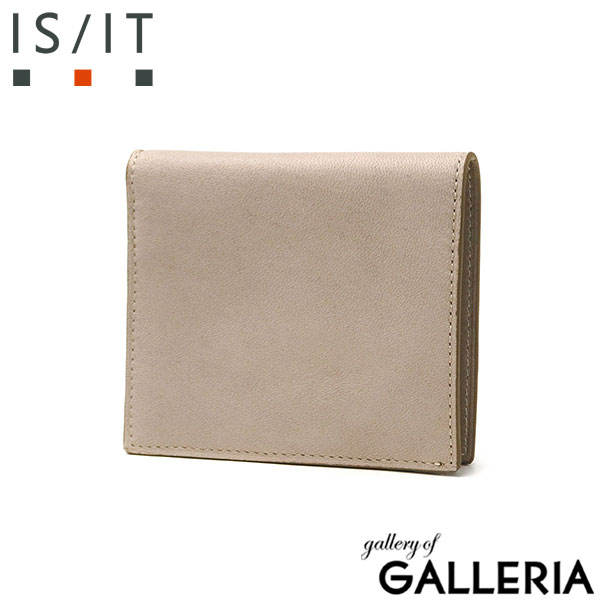 イズイット 二つ折り財布 メンズ レディース IS/IT 財布 ブランド 革 本革 羊革 ラム レザー 二つ折り 小さい 薄い コンパクト 軽量 軽い 柔らかい シンプル 小銭入れ無し 934612