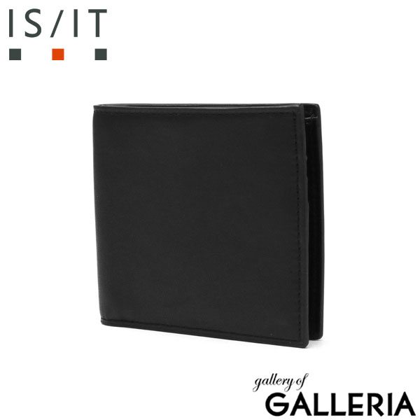 イズイット 二つ折り財布 メンズ レディース IS/IT 財布 ブランド 革 本革 羊革 ラム レザー 二つ折り 小さい 薄い コンパクト 軽量 軽い 柔らかい 使いやすい シンプル 小銭入れあり 934613