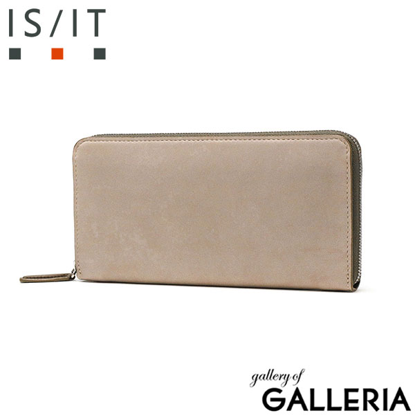 イズイット 長財布 メンズ レディース IS/IT 財布 ブランド 本革 革 羊革 ラム レザー ラウンドファスナー ロングウォレット 小銭入れあり カード収納 30代 40代 シンプル 934614