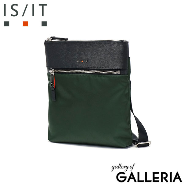 IS/IT ショルダーバッグ メンズ 斜めがけバッグ ブランド イズイット バッグ 小さめ 小さい ミニ コンパクト 薄型 薄い 斜めがけ 革 レザー 本革 ナイロン A5 日本製 アンプル ミニショルダーバッグ 959101