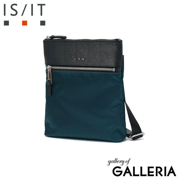 IS/IT ショルダーバッグ メンズ 斜めがけバッグ ブランド イズイット バッグ 小さめ 小さい ミニ コンパクト 薄型 薄い 斜めがけ 革 レザー 本革 ナイロン A5 日本製 アンプル ミニショルダーバッグ 959101