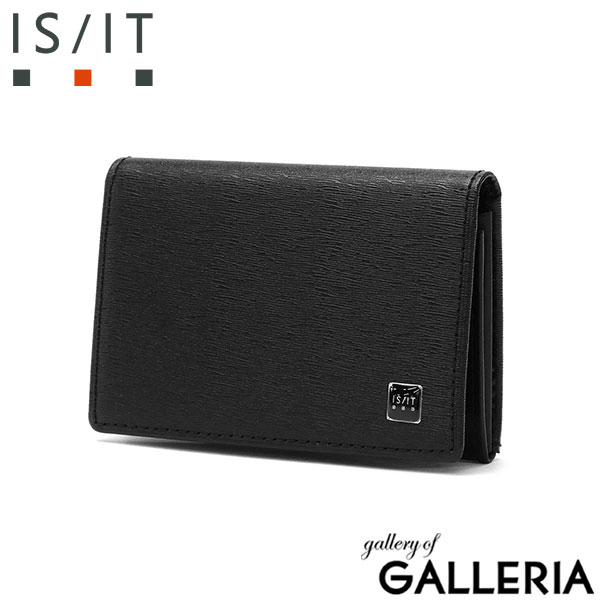 IS/IT 名刺入れ メンズ レディース 革 本革 ブランド イズイット 名刺ケース 整理 おしゃれ 50代 40代 薄型 プレゼント 男性 カード レザー スリム カードケース シンプル ポリマー 名刺入れ(風琴マチ) 989603