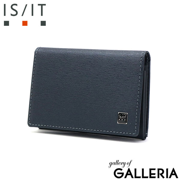 IS/IT 名刺入れ メンズ レディース 革 本革 ブランド イズイット 名刺ケース 整理 おしゃれ 50代 40代 薄型 プレゼント 男性 カード レザー スリム カードケース シンプル ポリマー 名刺入れ(風琴マチ) 989603