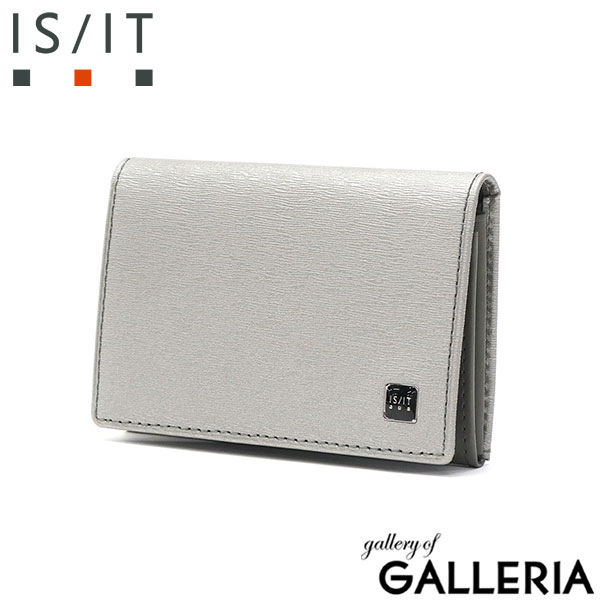 IS/IT 名刺入れ メンズ レディース 革 本革 ブランド イズイット 名刺ケース 整理 おしゃれ 50代 40代 薄型 プレゼント 男性 カード レザー スリム カードケース シンプル ポリマー 名刺入れ(風琴マチ) 989603