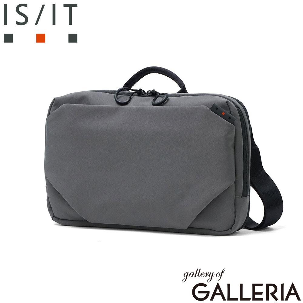イズイット IS/IT ショルダーバッグ 斜めがけバッグ シンプル おしゃれ タブレット収納 横型 B5 ループ 966901