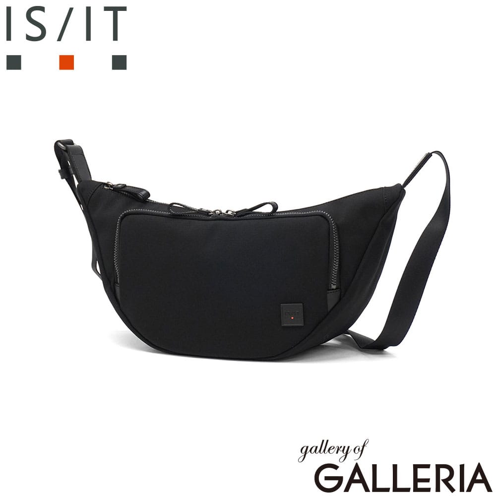 イズイット IS/IT ショルダーバッグ 斜め掛けバッグ 三日月 男性 ハーフムーン 半月型 ラウンド 日本製 旅行 トリクル 963112