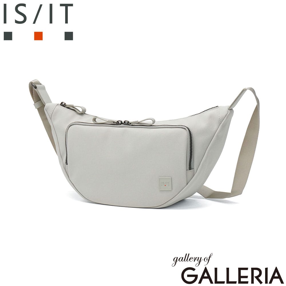 イズイット IS/IT ショルダーバッグ 斜め掛けバッグ 三日月 男性 ハーフムーン 半月型 ラウンド 日本製 旅行 トリクル 963112