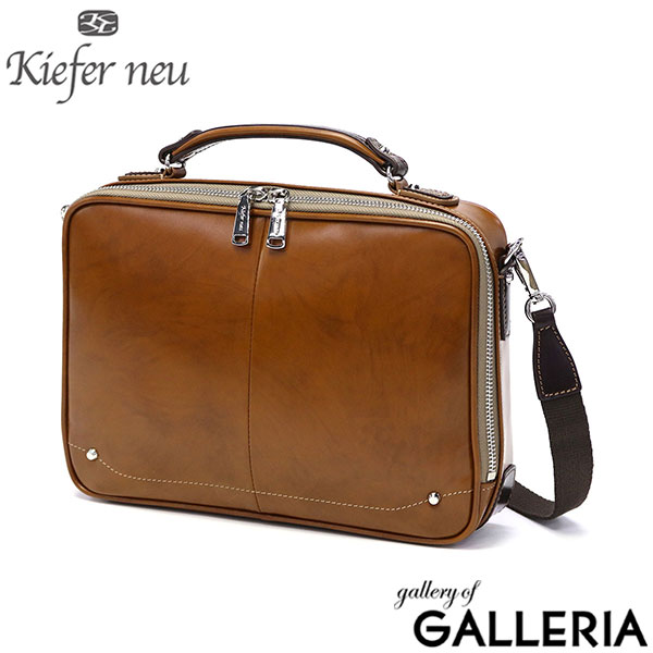 キーファーノイ ブリーフケース 本革 メンズ レディース 薄型 黒 レザー ブランド Kiefer neu バッグ 革 牛革 小さめ 小さい ミニ イタリアンレザー ビジネス 軽量 軽い 通勤 40代 50代 2WAY ショルダーバッグ Ciao KFN1672C
