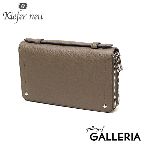 キーファーノイ クラッチバッグ メンズ ブランド 財布 Kiefer neu ビジネスバッグ 本革 小さめ 革 レザー ビジネス バッグ 2層 通勤 出張 旅行 シンプル コンパクト 小さめ ファスナー Sottile オーガナイザー KFN8004S