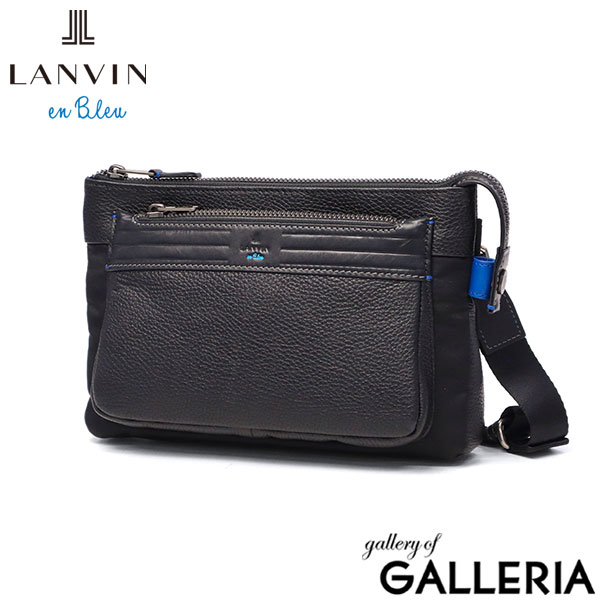 ランバン オン ブルー クラッチバッグ メンズ 小さめ 本革 ブランド LANVIN en Bleu バッグ ショルダーバッグ 斜めがけ セカンドバッグ クラッチ 手持ち 上品 A5 2WAY レイト クラッチショルダー 511101