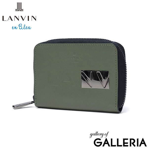 ランバン オン ブルー キーケース メンズ スマートキー 革 LANVIN en Bleu カード 免許証 ブランド おしゃれ 本革 牛革 レザー ファスナー 大きめ カードケース 一体型 4連 鍵入れ ロゴ ディアブロ 519602