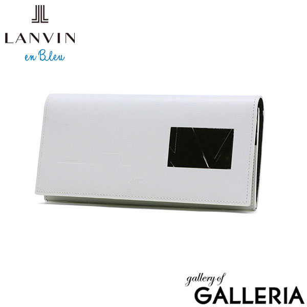 ランバン オン ブルー 長財布 メンズ 薄い 本革 LANVIN en Bleu 財布 革 牛革 ブランド 軽量 軽い かぶせ フラップ 小銭入れ 小銭入れ付き 薄型 スリム 革財布 おしゃれ シンプル ロゴ ディアブロ 519605