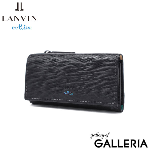 ランバン オン ブルー キーケース メンズ 本革 革 小銭入れ おしゃれ LANVIN en Bleu ブランド レザー 小銭入れ 小銭入れ付き コインケース 一体型 コンパクト キー 鍵 軽量 スタンパ 522601