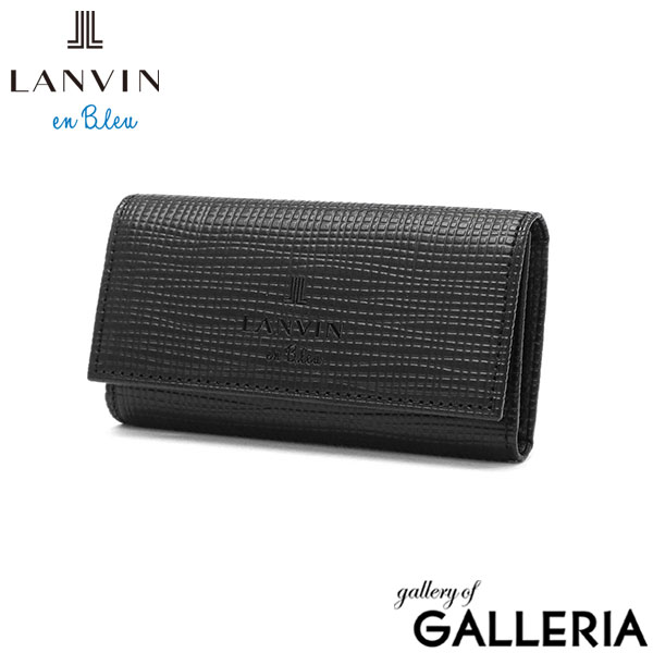 ランバン オン ブルー キーケース メンズ 鍵入れ 小さめ LANVIN en Bleu ブランド 大人 上品 キー ケース 鍵 4連 三つ折り 革小物 軽量 高級感 シンプル レザー 本革 革 おしゃれ プレゼント ゼブダ 529612