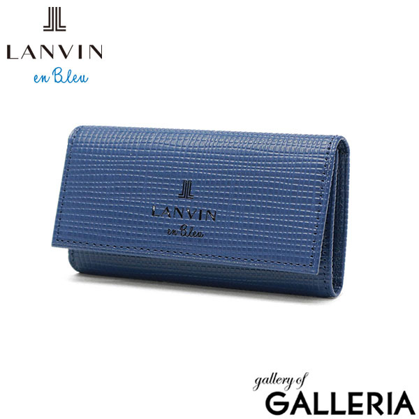ランバン オン ブルー キーケース メンズ 鍵入れ 小さめ LANVIN en Bleu ブランド 大人 上品 キー ケース 鍵 4連 三つ折り 革小物 軽量 高級感 シンプル レザー 本革 革 おしゃれ プレゼント ゼブダ 529612