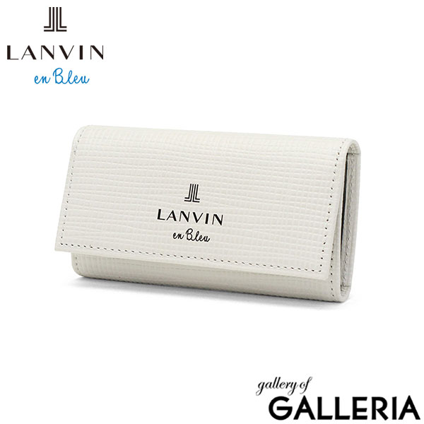 ランバン オン ブルー キーケース メンズ 鍵入れ 小さめ LANVIN en Bleu ブランド 大人 上品 キー ケース 鍵 4連 三つ折り 革小物 軽量 高級感 シンプル レザー 本革 革 おしゃれ プレゼント ゼブダ 529612