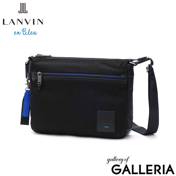 ランバン オン ブルー ショルダーバッグ メンズ レディース ブランド 軽量 LANVIN en Bleu ショルダー バッグ 斜めがけ 小さめ 撥水 大人 ナイロン B5 カジュアル 横型 おしゃれ リール 530112