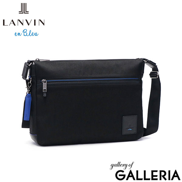 ランバン オン ブルー ショルダーバッグ メンズ レディース ブランド 軽量 LANVIN en Bleu ショルダー バッグ 斜めがけ 撥水 大人 ナイロン A4 カジュアル 横型 おしゃれ ファスナー付き リール 530113