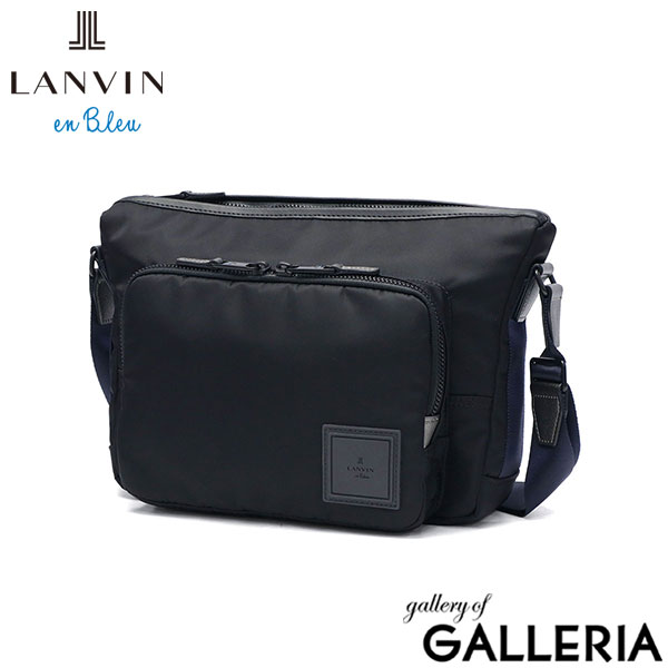 ランバン オン ブルー ショルダーバッグ メンズ レディース ブランド 軽量 LANVIN en Bleu バッグ 斜めがけ 小さめ 防水 大人 ナイロン B5 横型 カジュアル おしゃれ ファスナー付き ショート 541102