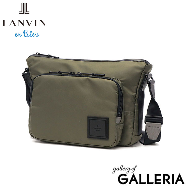 ランバン オン ブルー ショルダーバッグ メンズ レディース ブランド 軽量 LANVIN en Bleu バッグ 斜めがけ 小さめ 防水 大人 ナイロン B5 横型 カジュアル おしゃれ ファスナー付き ショート 541102