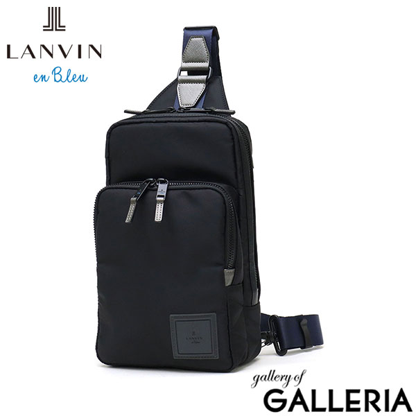 ランバン オン ブルー ボディバッグ メンズ レディース LANVIN en Bleu バッグ ブランド 小さめ 斜めがけ ナイロン 防水 縦型 ショート ワンショルダー 541901