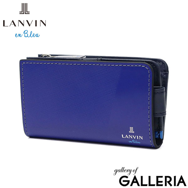 ランバン オン ブルー キーケース メンズ スマートキー 革 本革 レザー ブランド LANVIN en Bleu 小銭入れ 5連 コインケース 小銭入れ付き カード コンパクト シンプル スリム キー 鍵 軽量 パーシャル 555611