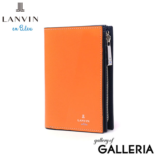 ランバン オン ブルー 財布 メンズ LANVIN en Bleu 2つ折 二つ折 ブランド 本革 革 牛革 レザー ウォレット 財布 シンプル ロゴ 大人 おしゃれ 小銭入れ カード ミドルウォレット パーシャル 555614