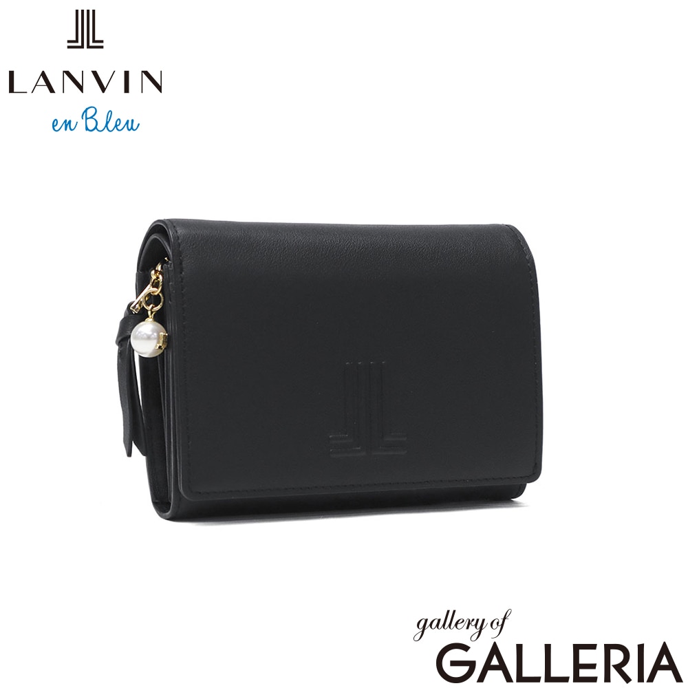 ランバン オン ブルー 二つ折り財布 財布 レディース 本革 LANVIN en Bleu ブランド 二つ折 二つ折り 牛革 レザー 革 おしゃれ 使いやすい かわいい 女性 小銭入れ付き イエナ 2つ折り中Lファスナー財布 484721