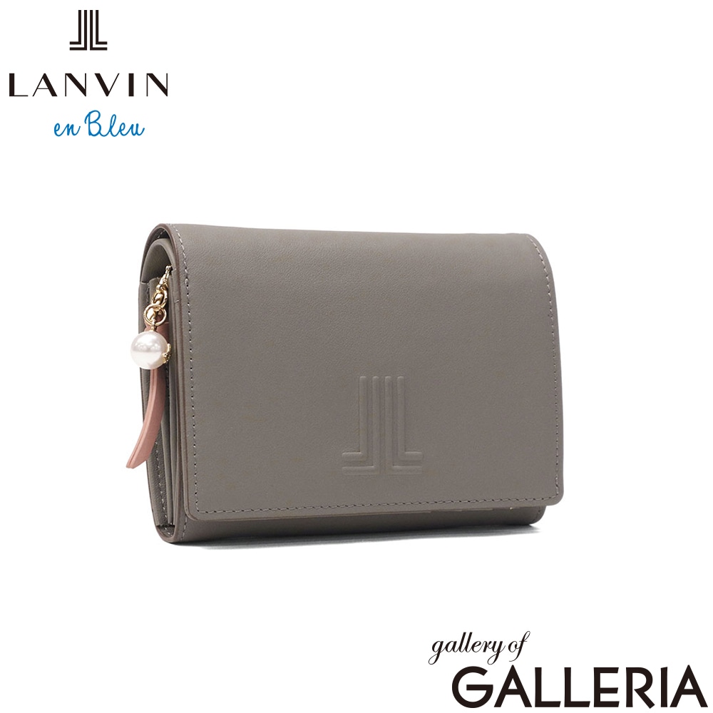 ランバン オン ブルー 二つ折り財布 財布 レディース 本革 LANVIN en Bleu ブランド 二つ折 二つ折り 牛革 レザー 革 おしゃれ 使いやすい かわいい 女性 小銭入れ付き イエナ 2つ折り中Lファスナー財布 484721