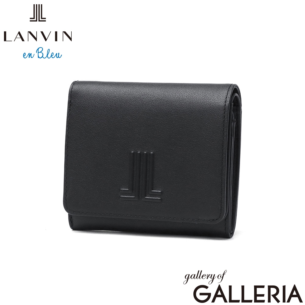 ランバン オン ブルー 二つ折り財布 財布 レディース 本革 LANVIN en Bleu ブランド 二つ折 二つ折り 牛革 レザー 革 おしゃれ 使いやすい かわいい 女性 BOX型小銭入れ イエナ 二つ折り中ボックス財布 484722