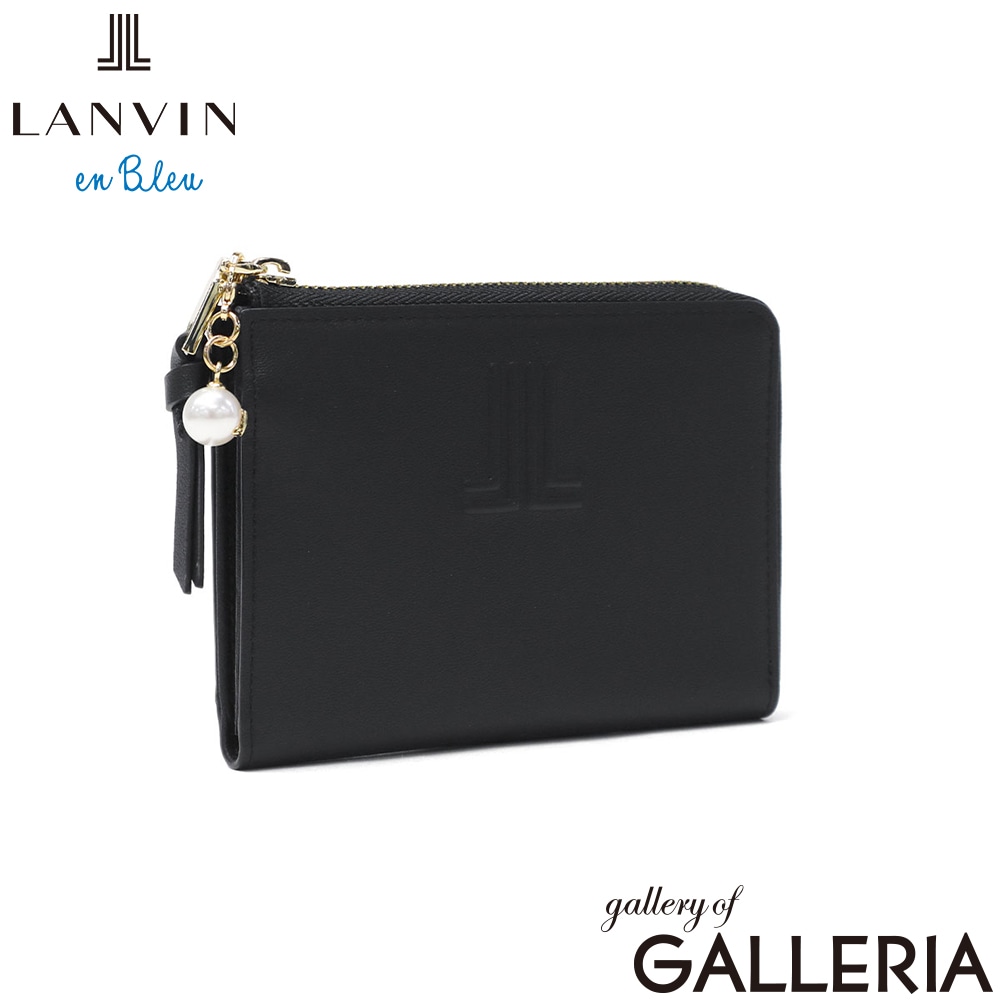 ランバン オン ブルー 財布 コインケース レディース 本革 LANVIN en Bleu 小銭入れ ブランド  L字財布 コンパクト財布 牛革 レザー 革 おしゃれ 使いやすい かわいい 女性 ミニ イエナ フラグメントケース 484724