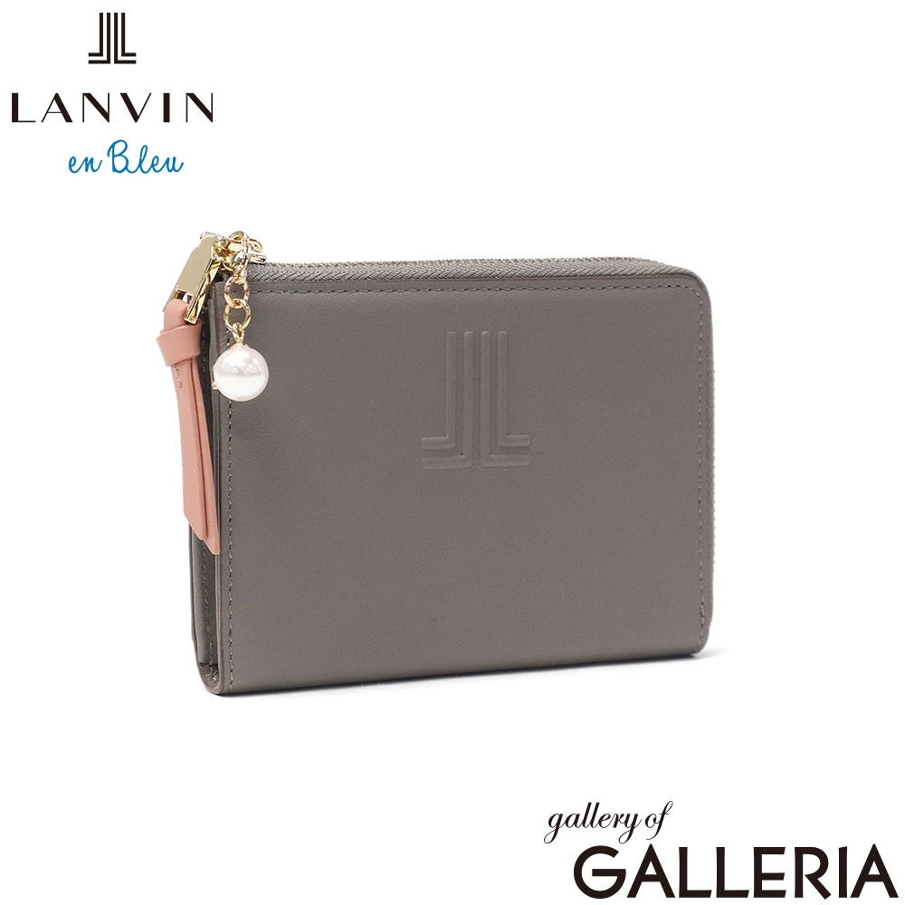 ランバン オン ブルー 財布 コインケース レディース 本革 LANVIN en Bleu 小銭入れ ブランド  L字財布 コンパクト財布 牛革 レザー 革 おしゃれ 使いやすい かわいい 女性 ミニ イエナ フラグメントケース 484724