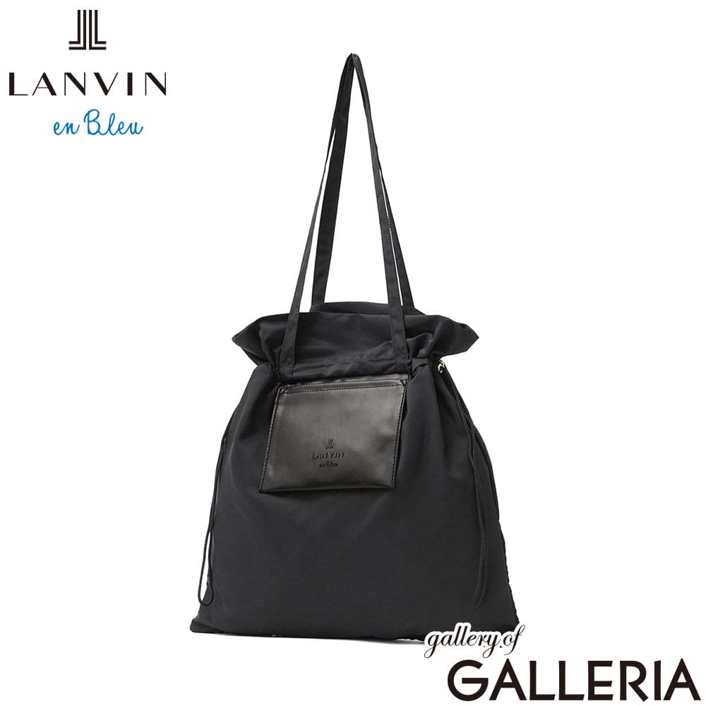LANVIN en Bleu ランバン オン ブルー トートバッグ パッカブル 肩掛け 手提げ サブバッグ 巾着型 ポプリス ポケッタブルバッグ 484970