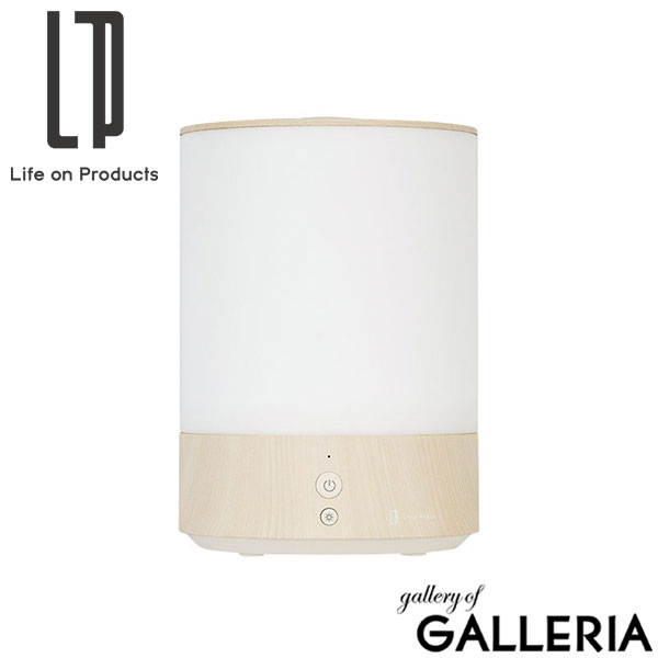 【正規品1年保証】 ライフオンプロダクツ 加湿器 寝室 小型 超音波式 超音波 Life on Products おしゃれ オフィス リビング 2.5L ミニ かわいい 上部給水式 超音波加湿器 ライト付 -Premium WOOD- LCAHF016