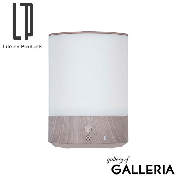 【正規品1年保証】 ライフオンプロダクツ 加湿器 寝室 小型 超音波式 超音波 Life on Products おしゃれ オフィス リビング 2.5L ミニ かわいい 上部給水式 超音波加湿器 ライト付 -Premium WOOD- LCAHF016