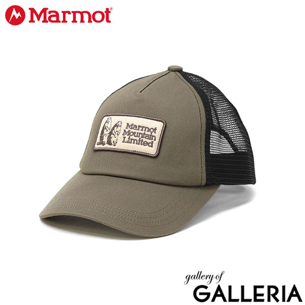 【正規取扱店】 マーモット キャップ 帽子 メンズ レディース 深め 無地 ブランド Marmot 夏 春 秋 冬 おしゃれ ベージュ 黒 カーキ ブラウン コットン 綿 メッシュ 吸水速乾 MMW Classic Mesh Cap MTSS25UHG201